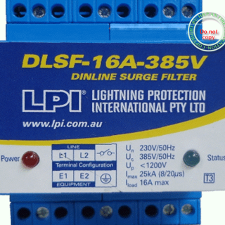Thiết bị cắt lọc sét 1P DLSF-16A-385V